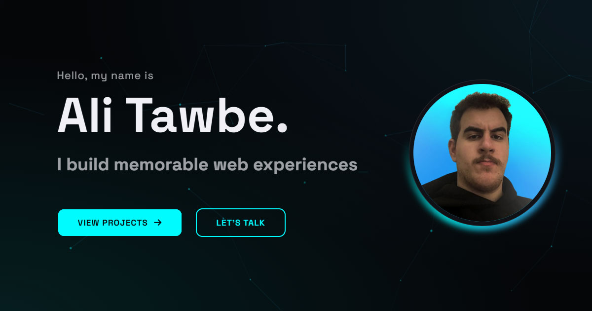 Ali Tawbe | Full-Stack Web Developer & AI Solutions